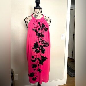 Y2K vintage Robert Rodriguez, fully lined pink cocktail dress
